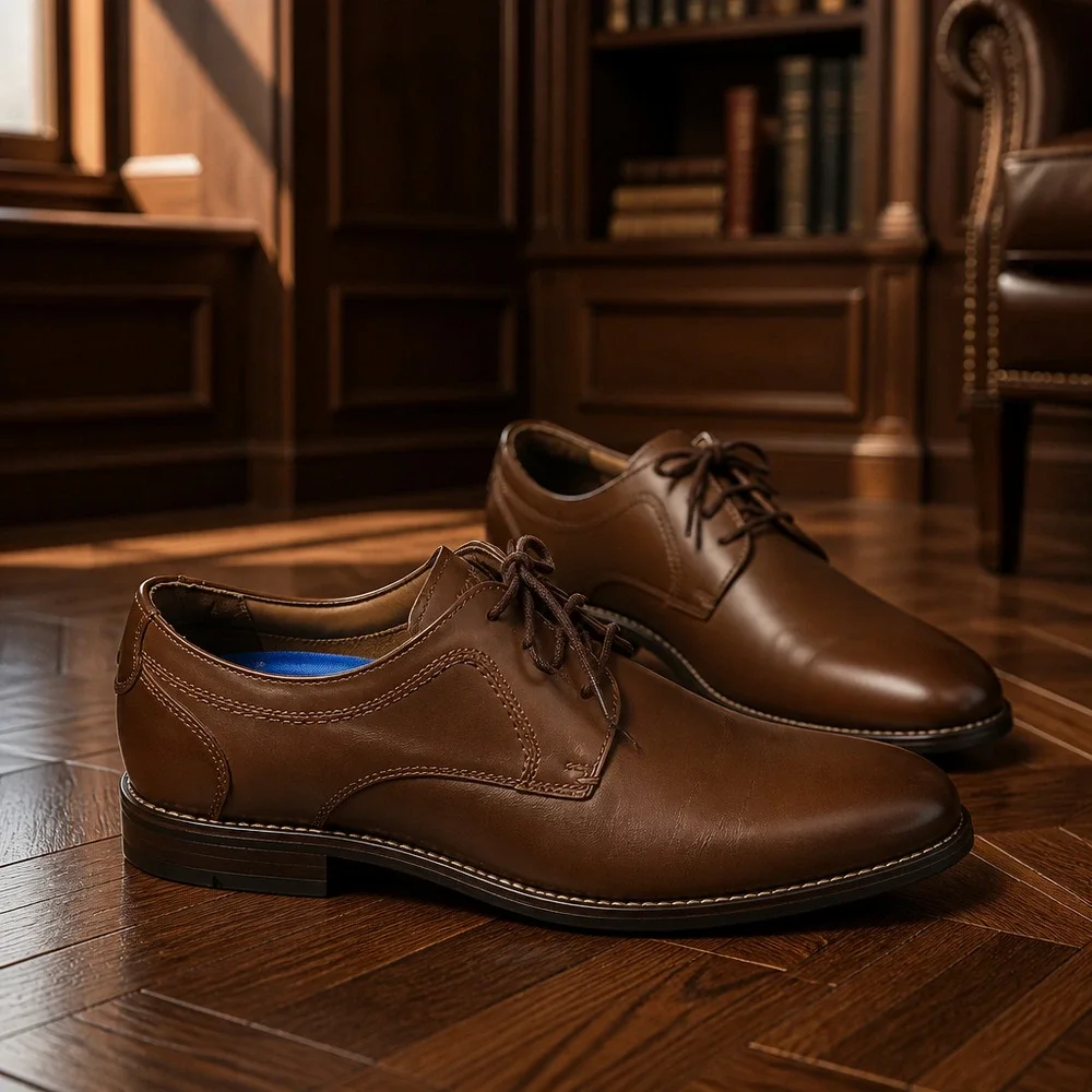 NWOB Nunn Bush Mens Leather Oxford Dress Shoes size 13
